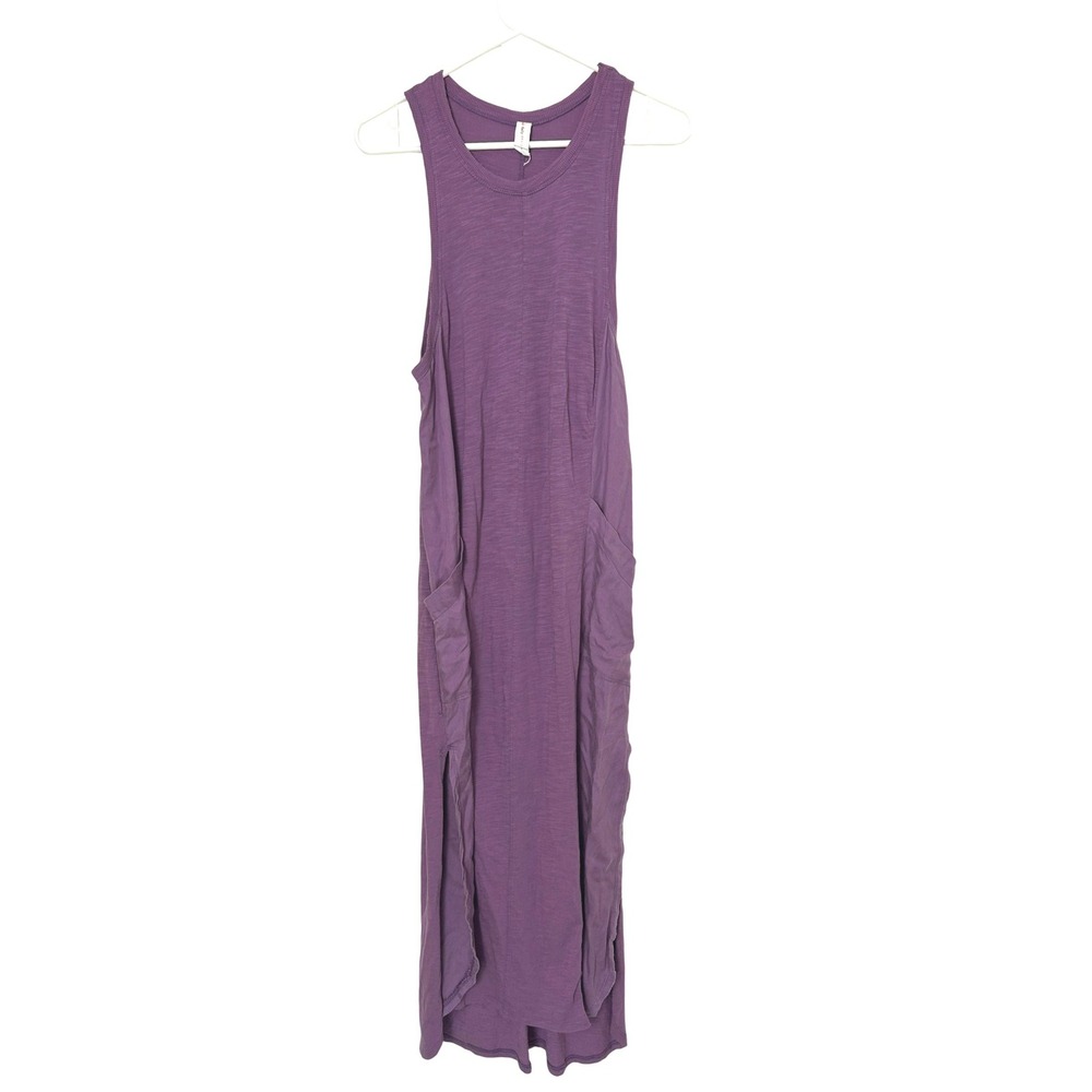 Daily Practice Anthropologie Madi Dress Womens S Purple Tank Pockets Lounge